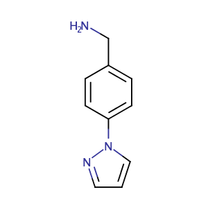 4-(1H-吡唑基）苄胺,4-(1H-PYRAZOL-1-YL)BENZYLAMINE