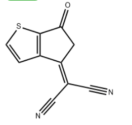 2-(6-Oxo-5,6-dihydro-cyclopenta[b]thiophen-4-ylidene)-malononitrile,2-(6-Oxo-5,6-dihydro-cyclopenta[b]thiophen-4-ylidene)-malononitrile