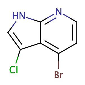 4-溴-3-氯-1H-吡咯并[2,3-b]吡啶,4-Bromo-3-chloro-1H-pyrrolo[2,3-b]pyridine