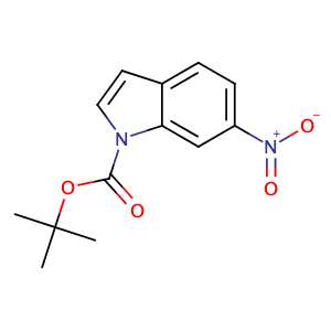 6-硝基-1H-吲哚-1-羧酸叔丁酯,tert-Butyl 6-nitro-1H-indole-1-carboxylate
