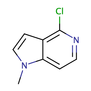 4-氯-1-甲基吡咯并[3,2-c]吡啶,1-Methyl-4-chloro-5-azaindole
