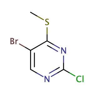5-溴-2-氯-4-(甲硫基)嘧啶,5-Bromo-2-chloro-4-(methylthio)pyrimidine