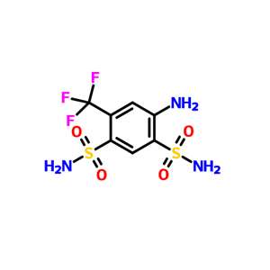 4-氨基-6-(三氟甲基)苯-1,3-二磺酰胺
