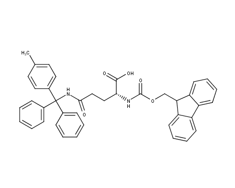 (2R)-2-({[(9H-fluoren-9-yl)methoxy]carbonyl}amino)-4-{[(4-methylphenyl)diphenylmethyl]carbamoyl}butanoic acid