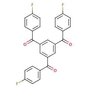 [3,5-双(4-氟苯甲酰基)苯基](4-氟苯基)甲酮,Methanone, 1,1',1''-(1,3,5-benzenetriyl)tris[1-(4-fluorophenyl)-
