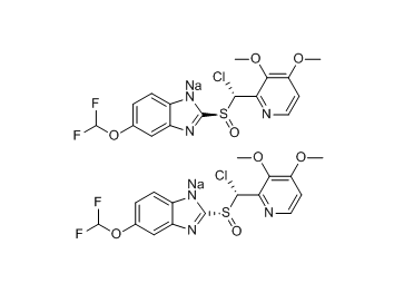 泮托拉唑雜質(zhì)17,2-((chloro(3,4-dimethoxypyridin-2-yl)methyl)sulfinyl)-5- (difluoromethoxy)-1Na-benzo[d]imidazole