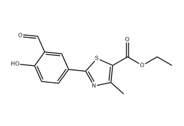 2-(3-醛基-4-羟基苯基)-4-甲基噻唑-5-羧酸乙酯,ethyl 2-(3-formyl-4-hydroxyphenyl)-4-methyl thiazole-5-carboxylate