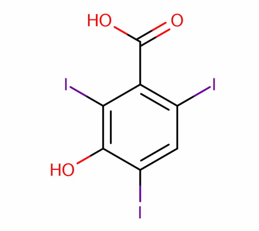 3-羥基-2,4,6-三碘苯甲酸,3-HYDROXY-2,4,6-TRIIODOBENZOIC ACID