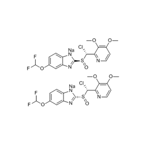 泮托拉唑雜質(zhì)17,2-((chloro(3,4-dimethoxypyridin-2-yl)methyl)sulfinyl)-5- (difluoromethoxy)-1Na-benzo[d]imidazole