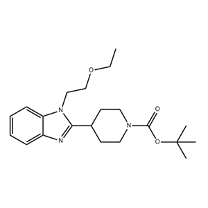 1-哌啶甲酸, 4-[1-(2-乙氧基乙基)-1H-苯并咪唑-2-基]-, 1,1-二甲基乙基 酯
