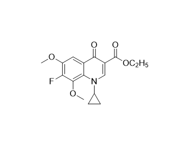 莫西沙星杂质O,ethyl 1-cyclopropyl-7-fluoro-6,8-dimethoxy-4-oxo-1,4-dihydroquinoline-3-carboxylate