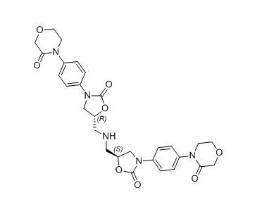 利伐沙班杂质29,4,4'-(((5S,5'S)-(azanediylbis(methylene))bis(2-oxooxazolidine-5,3-diyl))bis(4,1-phenylene))bis(morpholin-3-one)