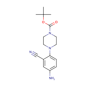 (4-氨基-2-氰基苯基)哌嗪-1-羧酸叔丁酯,tert-Butyl 4-(4-aMino-2-cyanophenyl)piperazine-1-carboxylat