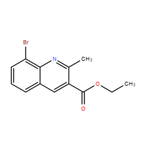 8-溴-2-甲基喹啉-3-羧酸乙酯,3-Quinolinecarboxylic acid, 8-bromo-2-methyl-, ethyl ester