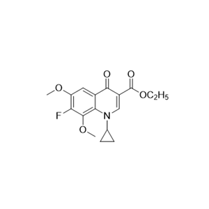 莫西沙星杂质O,ethyl 1-cyclopropyl-7-fluoro-6,8-dimethoxy-4-oxo-1,4-dihydroquinoline-3-carboxylate