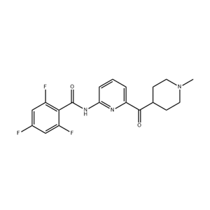 拉米地坦,2,4,6-trifluoro-N-(6-(1-methylpiperidine-4-carbonyl)pyridin-2-yl)benzamide