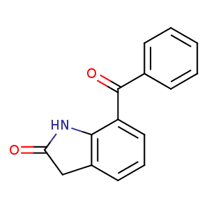 7-苯甲酰基-1,3-二氢吲哚-2-酮,7-Benzoylindolin-2-one