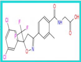 2-(4-(5-(3, 5-dichlorophenyl)-5-(trifluoromethyl)-4, 5-dihydroisoxazol-3-yl)-2-methylbenzamido )acet,2-(4-(5-(3, 5-dichlorophenyl)-5-(trifluoromethyl)-4, 5-dihydroisoxazol-3-yl)-2-methylbenzamido )acetic acid