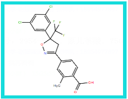 4-[5-(3,5-dichlorophenyl)-5-(trifluoromethyl)-4,5-dihydro-1,2-oxazol-3-yl]-2-methylbenzoicacid,4-[5-(3,5-dichlorophenyl)-5-(trifluoromethyl)-4,5-dihydro-1,2-oxazol-3-yl]-2-methylbenzoicacid