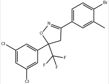 3-(4-bromo-3-methylphenyl)-5-(3,5-dichlorophenyl)-5-(trifluoromethyl)-4,5-dihydroisoxazole,3-(4-bromo-3-methylphenyl)-5-(3,5-dichlorophenyl)-5-(trifluoromethyl)-4,5-dihydroisoxazole