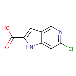6-氯-1H-吡咯并[3,2-c]吡啶-2-甲酸
