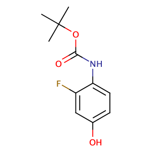 4-(Boc-氨基)-3-氟-苯酚