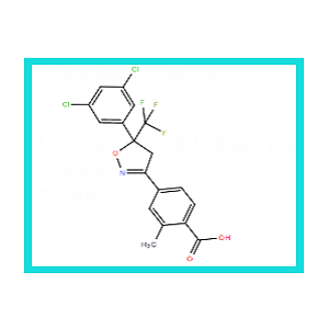 4-[5-(3,5-dichlorophenyl)-5-(trifluoromethyl)-4,5-dihydro-1,2-oxazol-3-yl]-2-methylbenzoicacid,4-[5-(3,5-dichlorophenyl)-5-(trifluoromethyl)-4,5-dihydro-1,2-oxazol-3-yl]-2-methylbenzoicacid