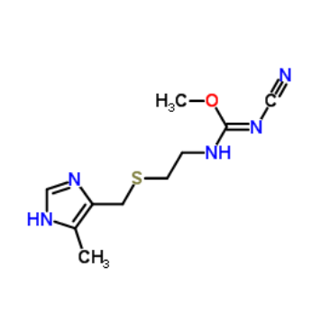N-氰基-N'-[2-[[(5-甲基-1H-咪唑-4-基)甲基]硫基]乙基]亚胺代氨基甲酸甲酯,N-Cyano-N'-[2-[[(5-methyl-1H-imidazol-4-yl)methyl]thio]ethyl]carbamimidic acid methyl ester