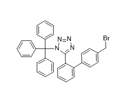 奥美沙坦酯杂质30,5-(4'-(bromomethyl)-[1,1'-biphenyl]-2-yl)-1-trityl-1H-tetrazole