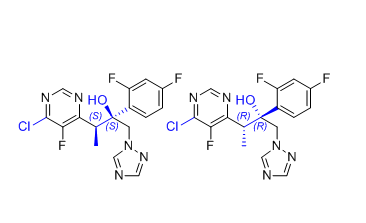 伏立康唑杂质12,(2R,3R)-3-(6-chloro-5-fluoropyrimidin-4-yl)-2-(2,4-difluorophenyl)-1-(1H-1,2,4-triazol-1-yl)butan-2-ol compound with (2S,3S)