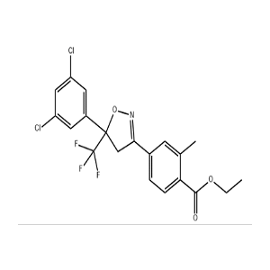 ethyl 4-(5-(3, 5-dichlorophenyl)-5-(trifluoromethyl )-4, 5-dihydroisoxazol-3-yl)-2-methylbenzoate,ethyl 4-(5-(3, 5-dichlorophenyl)-5-(trifluoromethyl )-4, 5-dihydroisoxazol-3-yl)-2-methylbenzoate