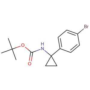 t-Butyl 1-(4-bromophenyl)cyclopropylcarbamate