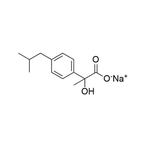 布洛芬杂质M,sodium 2-hydroxy-2-(4-isobutylphenyl)propanoate