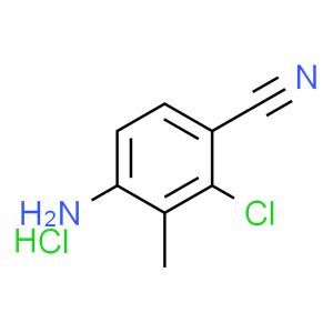 4-amino-2-chloro-3-methylbenzonitrile hydrochloride