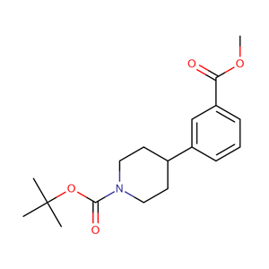 tert-butyl 4-[3-(methoxycarbonyl)phenyl]piperidine-1-carboxylate