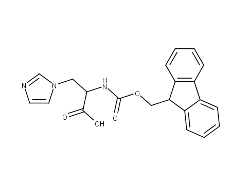 2-({[(9H-fluoren-9-yl)methoxy]carbonyl}amino)-3-(1H-imidazol-1-yl)propanoic acid