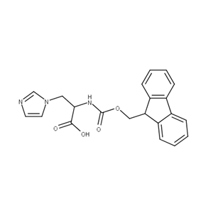 2-({[(9H-fluoren-9-yl)methoxy]carbonyl}amino)-3-(1H-imidazol-1-yl)propanoic acid