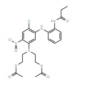 分散红167,2-[N-(2-acetoxyethyl)-4-chloro-2-nitro-5-[2-(propionamido)anilino]anilino]ethylacetate