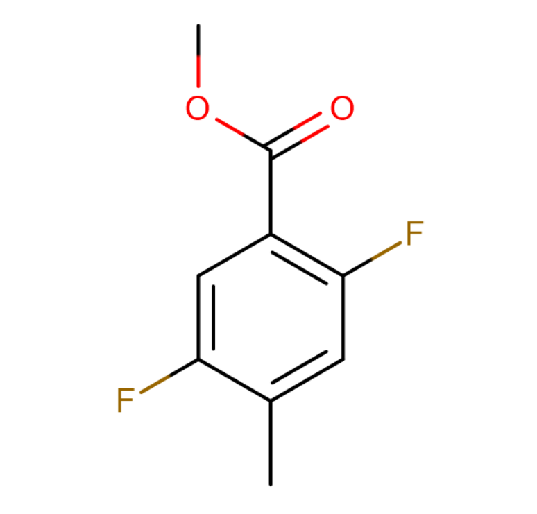 2,5-二氟-4-甲基苯甲酸甲酯,Benzoic acid, 2,5-difluoro-4-methyl-, methyl ester