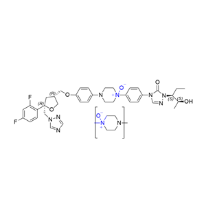 泊沙康唑杂质1,1,4-dimethylpiperazine 1-oxide compound with 4-(4-(((3R,5R)-5-((1H-1,2,4-triazol-1-yl)methyl)-5-(2,4-difluorophenyl)tetrahydrofuran-3-yl)methoxy)phenyl)-1-(4
