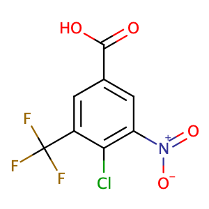 4-氯-3-硝基-5-(三氟甲基)苯甲酸,4-Chloro-3-nitro-5-(trifluoromethyl)benzoic acid
