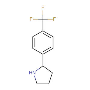2-(4-三氟甲基苯基)吡咯烷