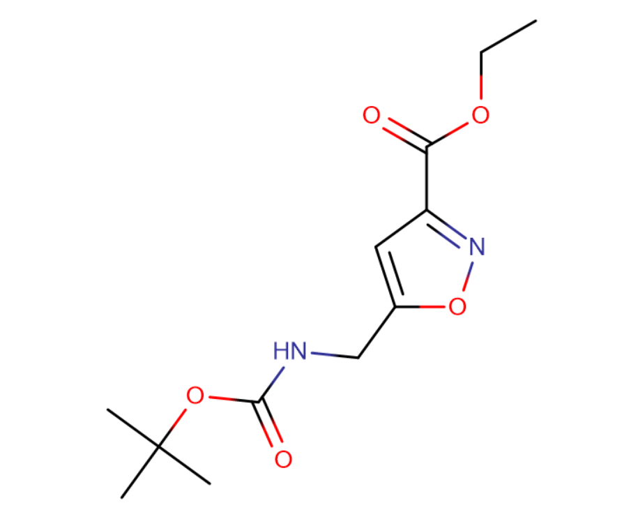 5-(叔丁氧基羰基氨基-甲基)-异噁唑-3-羧酸乙酯