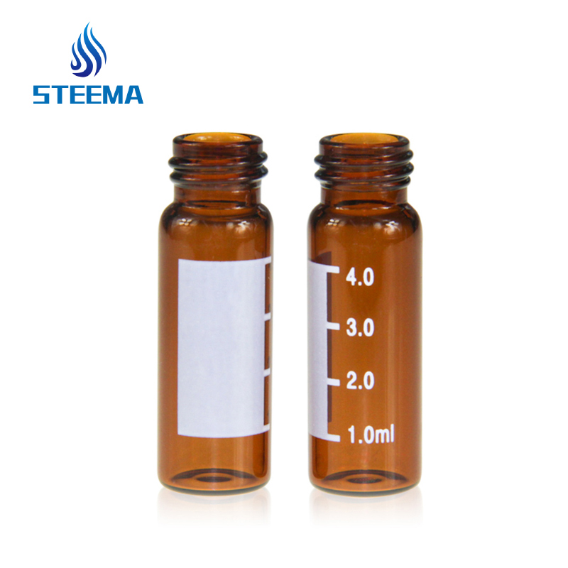 4mL標準螺口進樣瓶棕色玻璃帶刻度13-425肖特（僅瓶體）