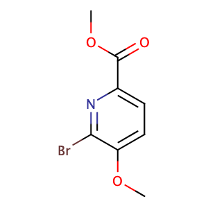 6-溴-5-甲氧基吡啶甲酸甲酯,Methyl 6-bromo-5-methoxypicolinate