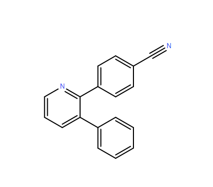 4-(3-phenylpyridin-2-yl)benzonitrile,4-(3-phenylpyridin-2-yl)benzonitrile