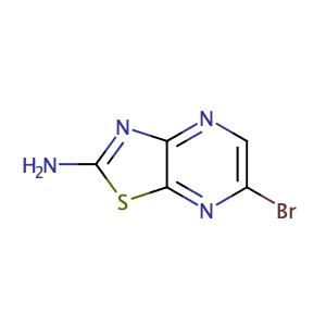 2-氨基-6-溴噻唑并[4,5-b]吡嗪,6-Bromothiazolo[4,5-b]pyrazin-2-amine
