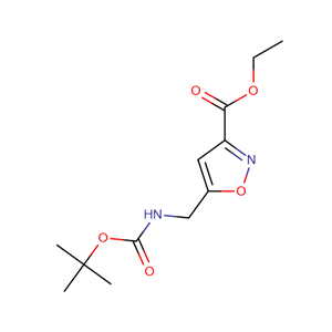 5-(叔丁氧基羰基氨基-甲基)-异噁唑-3-羧酸乙酯