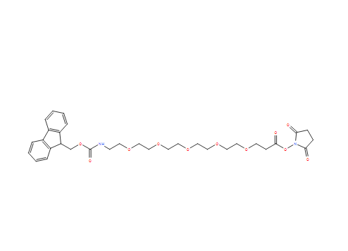 FMOC酰胺-五聚乙二醇-NHS酯,Fmoc-PEG5-NHS ester