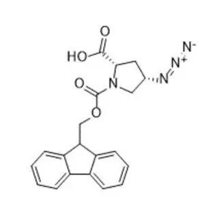 (2S,4s)-1-芴甲氧羰基-4-叠氮基吡咯烷-2-羧酸，Fmoc-cis-N3-Pro-OH,Fmoc-cis-N3-Pro-OH,cis-4-Azido-N-Fmoc-L-proline,Fmoc-L-cis-4-azidoproline